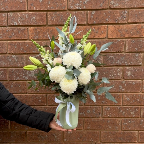 Flowers on arrival…
