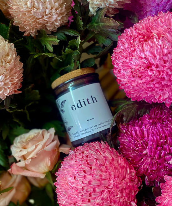 x EDITH …. Candle by Hazel & Fox x
